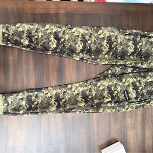 Flag Nor Fail Camo Joggers in Green and Brown